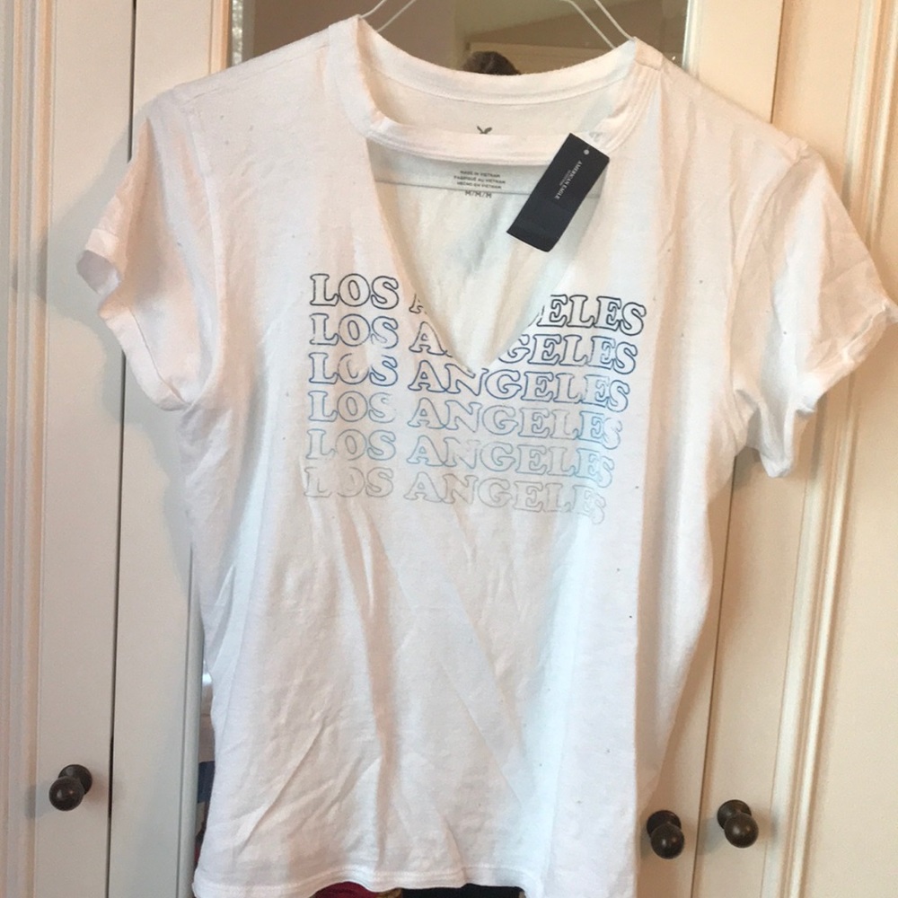 American eagle Los Angeles choker tee